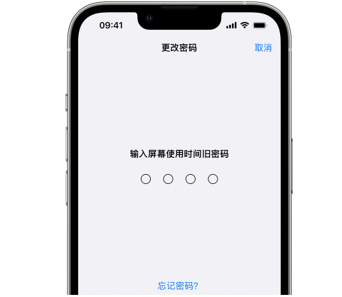 石河子乡iPhone屏幕维修分享iPhone屏幕使用时间密码忘记了怎么办 