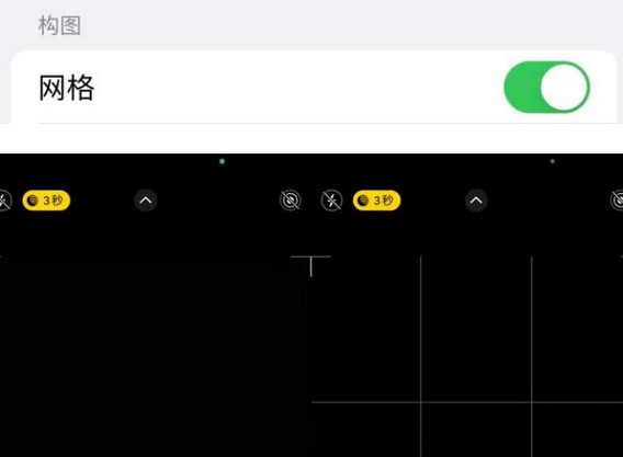 石河子乡苹果手机维修网点分享iPhone如何开启九宫格构图功能
