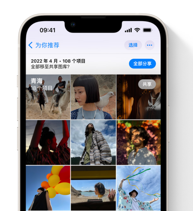 石河子乡苹果维修网点分享在 iPhone 上使用共享图库 