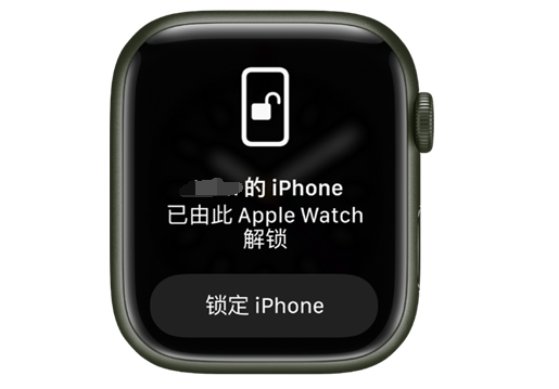 石河子乡苹果手机维修分享用 AppleWatch 解锁配备面容 ID 的 iPhone方法 